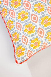 PRINTED & PATTERN CUSHIONS Incana (41 Cm X 41 Cm) Cushion Cover (Mango Ripe)