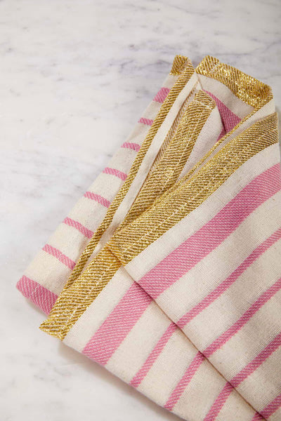 NAPKINS Jaipur Rose Dinner Napkin (Set Of 4)