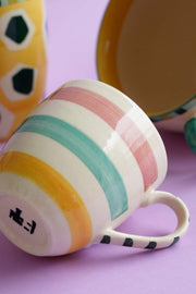 MUG Joyee Multi-Colored Baga Mug (Set Of 4)