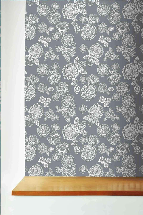 UPHOLSTERY FABRIC Kausuma Grey Upholstery Fabric