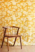 COTTON FABRIC AND CURTAINS Kausuma Cotton Fabric And Curtains (Mustard)