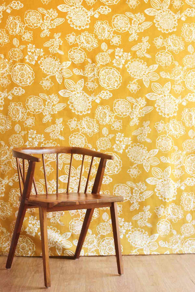 UPHOLSTERY FABRIC Kausuma Mustard Upholstery Fabric