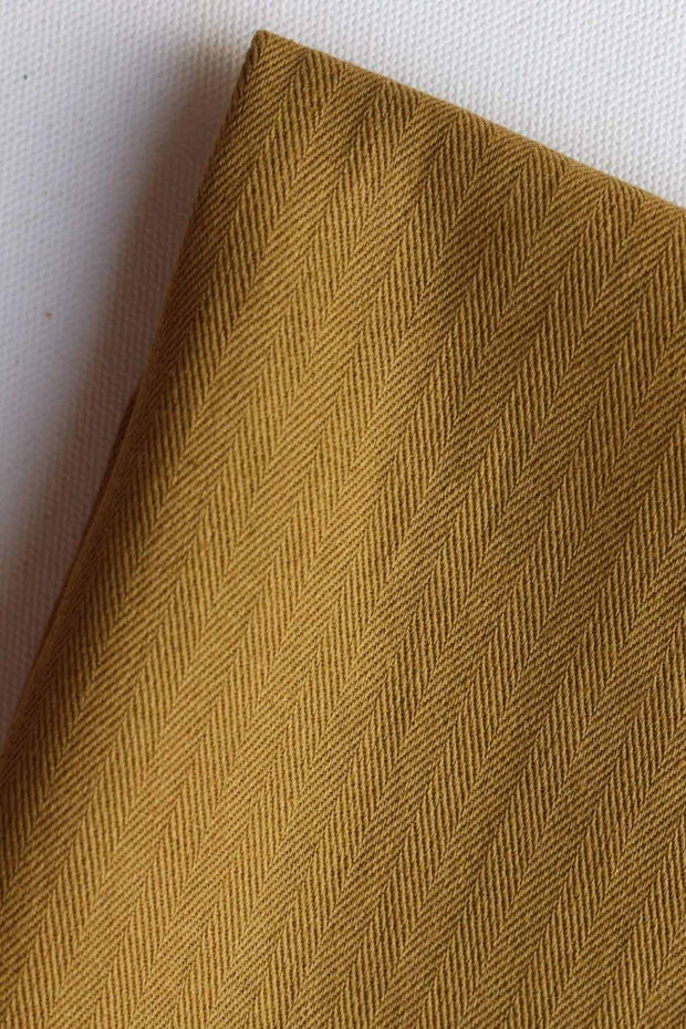 UPHOLSTERY FABRIC SWATCH Khaki Herringbone Upholstery Fabric Swatch