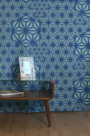 UPHOLSTERY FABRIC Kiwach Blue/Sage Upholstery Fabric