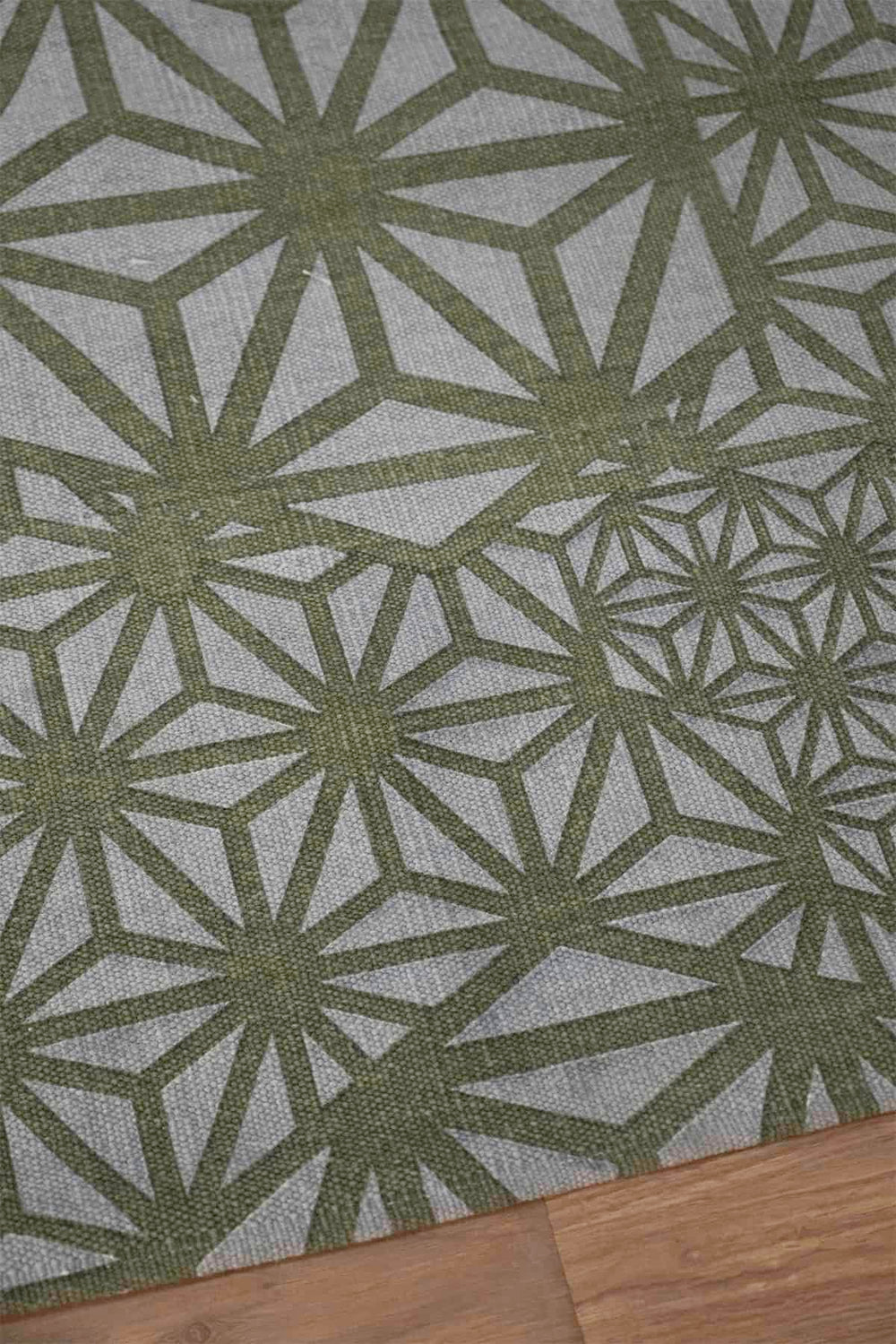 PRINT & PATTERN RUGS Kiwach Printed Rug (Deep Forest  Green)