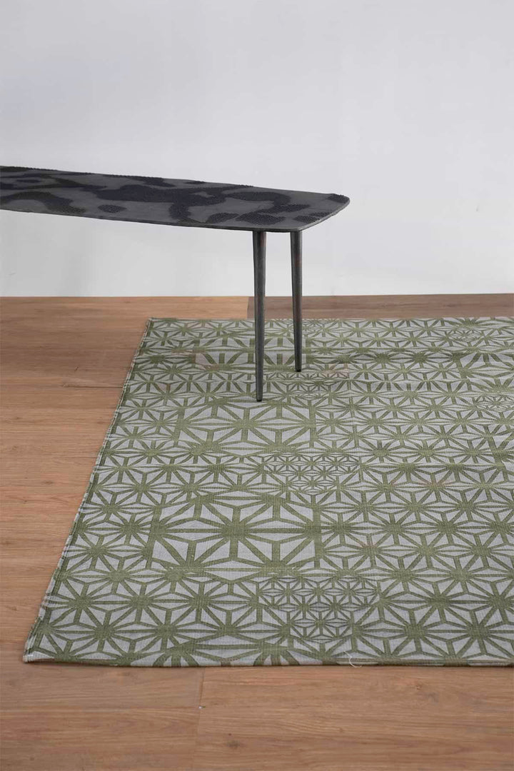 PRINT & PATTERN RUGS Kiwach Printed Rug (Deep Forest  Green)
