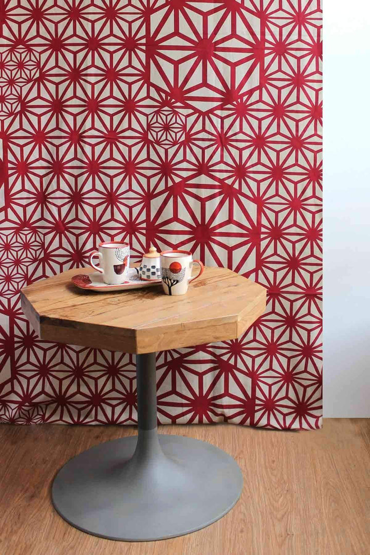 UPHOLSTERY FABRIC Kiwach Maroon Upholstery Fabric