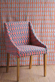UPHOLSTERY FABRIC Lakka Grey/Maroon Upholstery Fabric