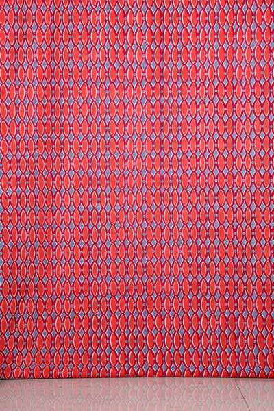 COTTON FABRIC AND CURTAINS Lakka Cotton Fabric And Curtains (Hot Pink/Teal)