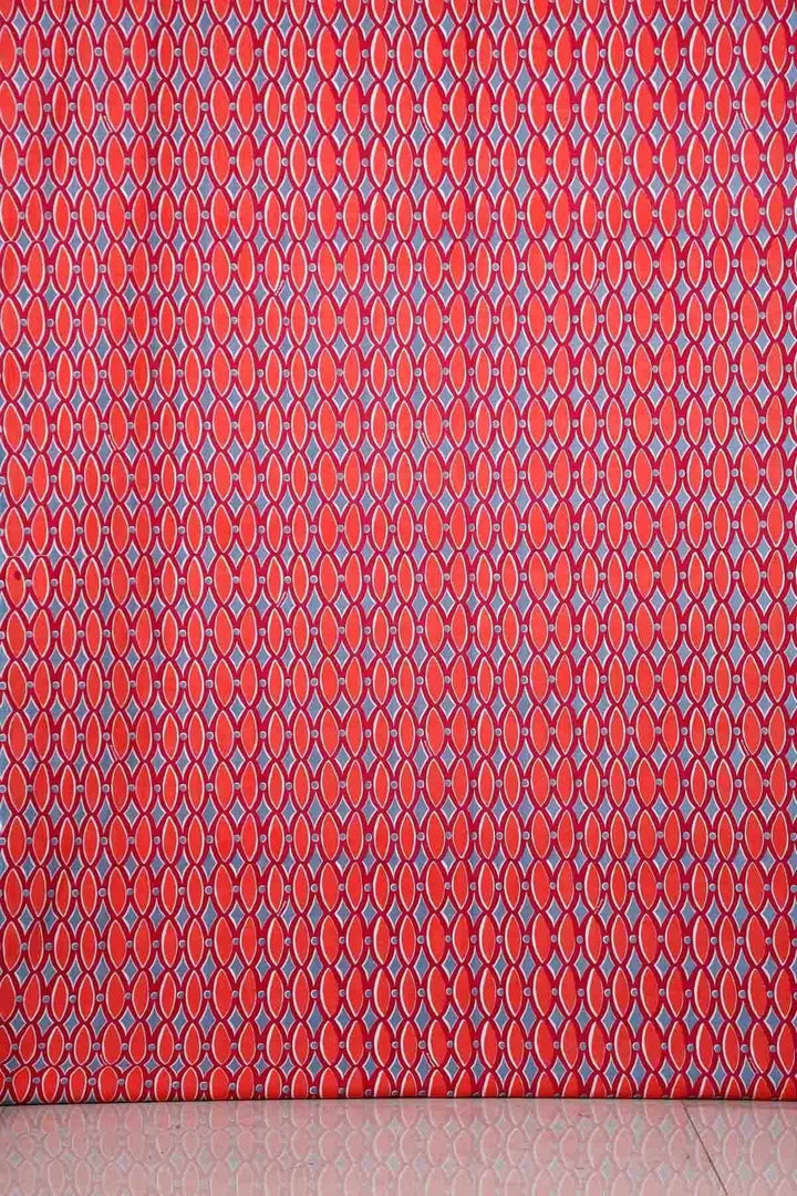 COTTON FABRIC AND CURTAINS Lakka Cotton Fabric And Curtains (Hot Pink/Teal)