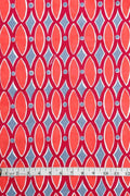 COTTON FABRIC AND CURTAINS Lakka Cotton Fabric And Curtains (Hot Pink/Teal)