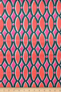 UPHOLSTERY FABRIC Lakka Hot Pink/Teal Upholstery Fabric