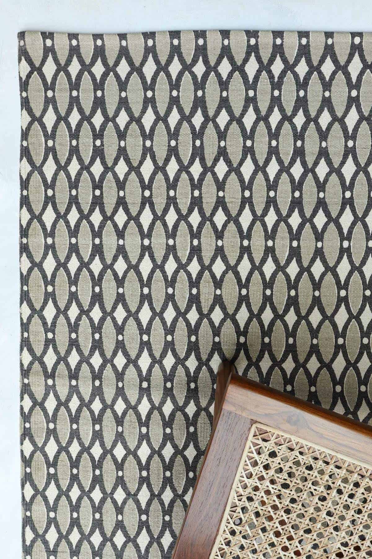 PRINTED RUG Lakka Printed Rug (White/Grey)