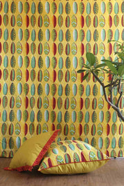 UPHOLSTERY FABRIC Leaf Alone Yellow Upholstery Fabric
