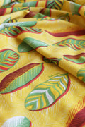 UPHOLSTERY FABRIC Leaf Alone Yellow Upholstery Fabric