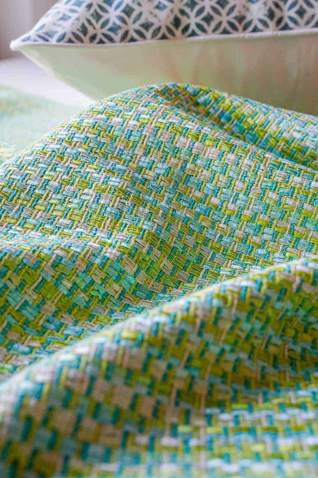 UPHOLSTERY FABRIC SWATCH Lemonade Tweed Upholstery (Multi-Colored) Swatch