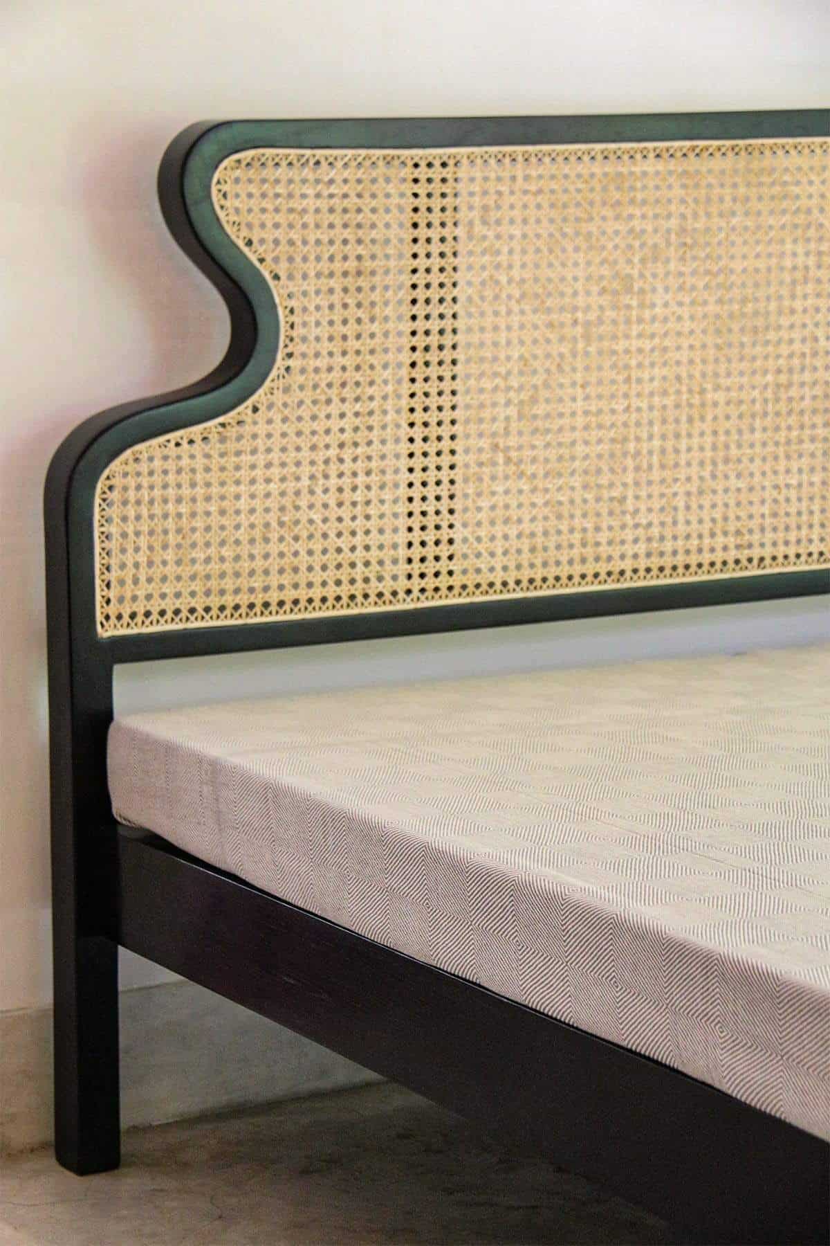 BED Mod Wicker Bed (Teak Wood)