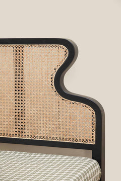BED Mod Wicker Bed (Teak Wood)