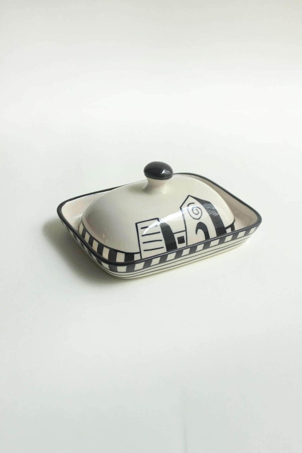Mombaye City Ceramic Butter Dish