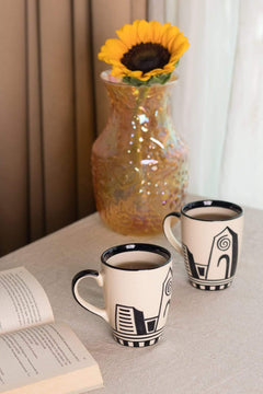 Mombaye City Ceramic Coffee Mug (Set Of 2)