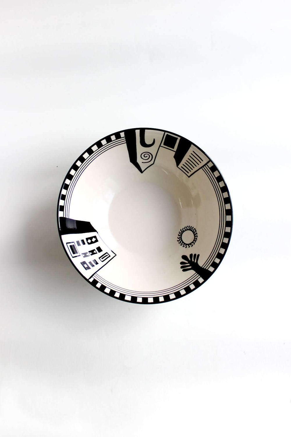 BOWL Mombaye City Large Round Bowl (Black)
