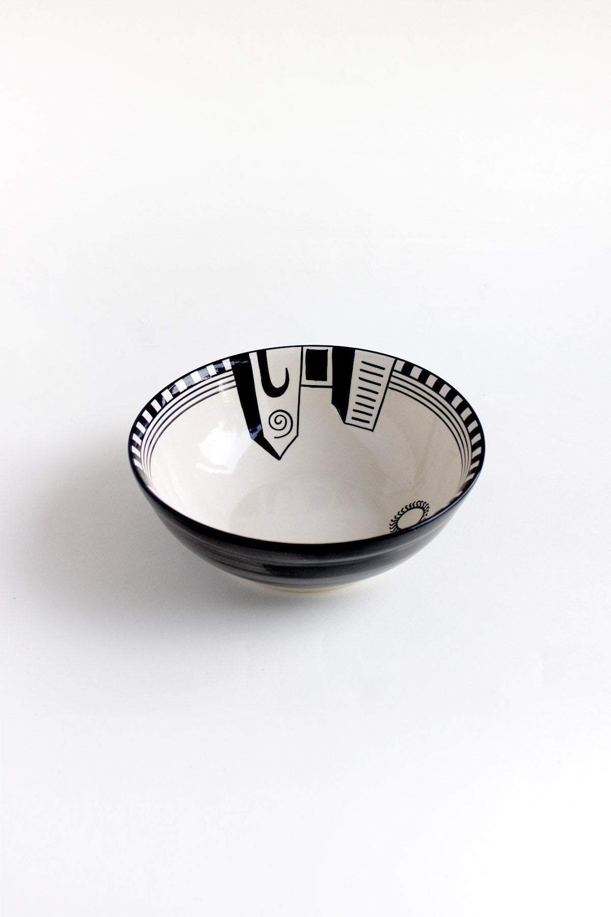 BOWL Mombaye City Large Round Bowl (Black)