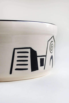 BOWL Mombaye City Large Straight Server (Black)
