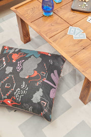 PRINTED CUSHIONS Monkii (60 CM X 60 CM) Floor Cushion