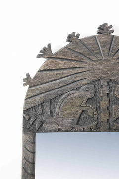 MIRROR Monkii Palm Mirror (Slatty Beige)