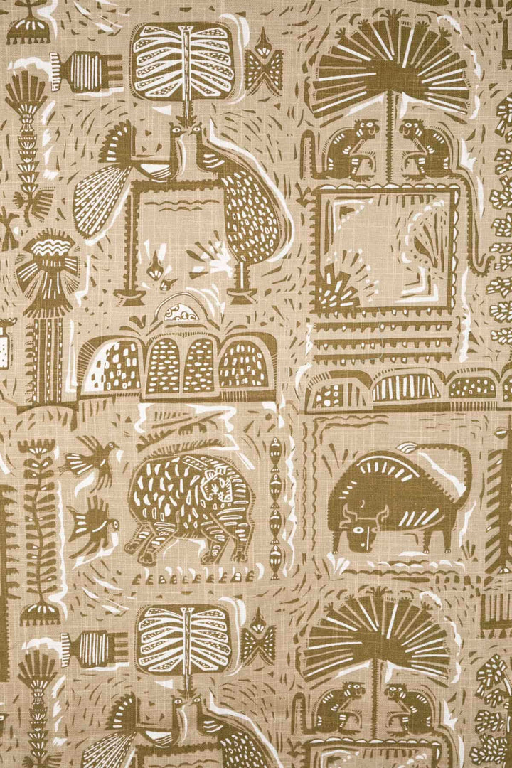 UPHOLSTERY FABRIC SWATCH Udanti Upholstery Fabric (Taupe) Swatch