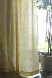 SHEER FABRIC AND CURTAINS One Way Street Sheer Fabric And Curtains (Yellow)