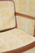 UPHOLSTERY FABRIC One Way Street Yellow Upholstery Fabric