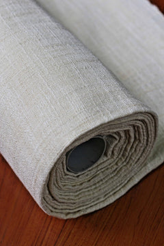 UPHOLSTERY FABRIC Raffia Ecru Upholstery Fabric