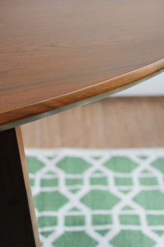 COFFEE TABLE Oval Coffee Table (Teak Wood)