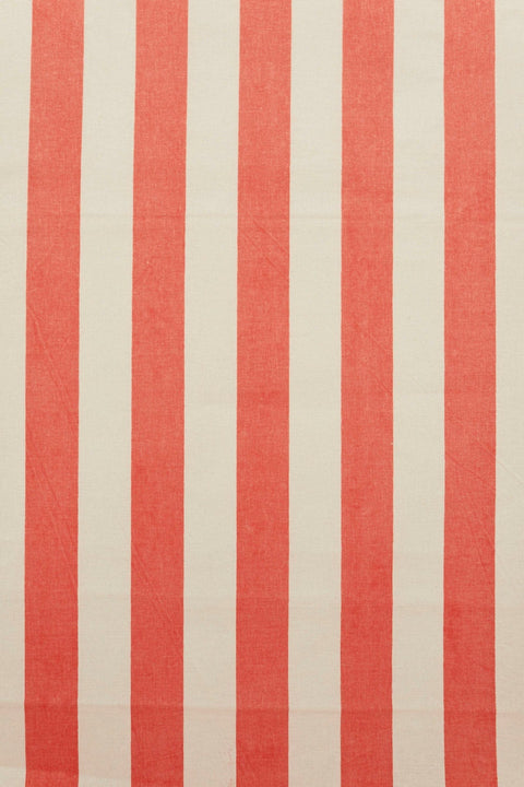 COTTON FABRIC AND CURTAINS SWATCH Upright Striper (Pink) Cotton Fabric Swatch