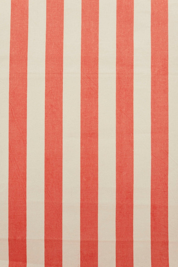 COTTON FABRIC AND CURTAINS SWATCH Upright Striper (Pink) Cotton Fabric Swatch