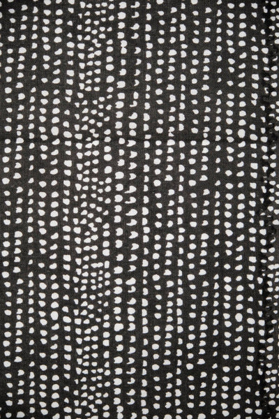 COTTON FABRIC AND CURTAINS SWATCH Palash Dottos (Grey) Cotton Fabric Swatch