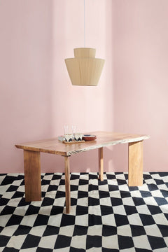DINING TABLE Palisaded Dining Table (Acacia Wood)
