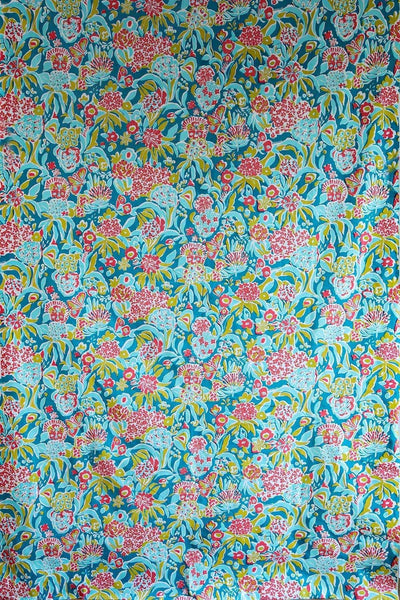 UPHOLSTERY FABRIC SWATCH Para Para Upholstery Fabric (Teal/Pink) Swatch