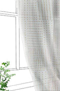 SHEER FABRIC AND CURTAINS Parel Sheer Fabric And Curtains (Beige)