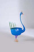 PLANT POTS Percy The Peacock Metal Planter