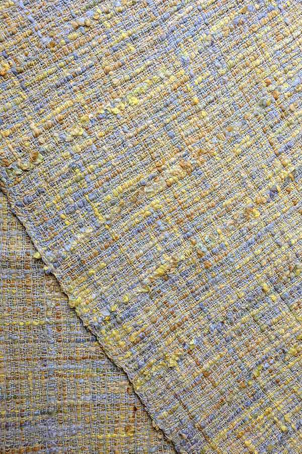TWEED UPHOLSTERY Phosphorous Tweed Upholstery (Yellow / Grey)