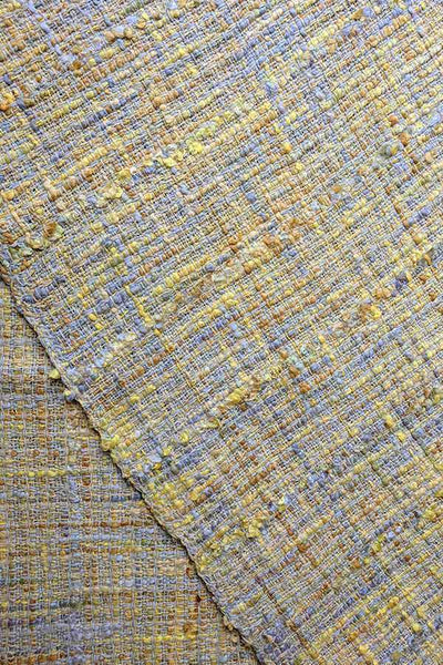 UPHOLSTERY FABRIC SWATCH Phosphorous Tweed Upholstery (Yellow / Grey) Swatch