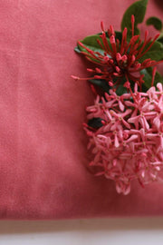 UPHOLSTERY FABRIC Pink Velvet Upholstery Fabric