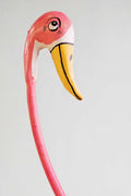 PLANT POTS Pinky The Flamingo Metal Planter (Coral)