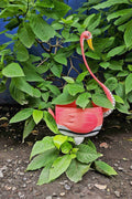 PLANT POTS Pinky The Flamingo Metal Planter (Coral)