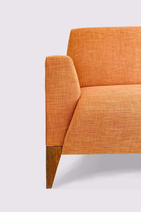 UPHOLSTERY FABRIC Raffia Orange Upholstery Fabric