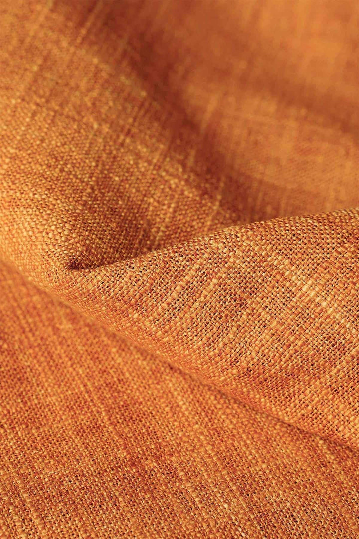 UPHOLSTERY FABRIC Raffia Orange Upholstery Fabric