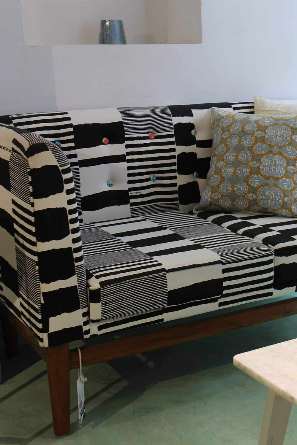UPHOLSTERY FABRIC Salaka Upholstery Fabric (Black/White)