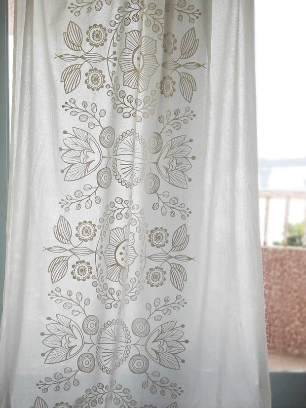 SHEER FABRIC AND CURTAINS Scandic Sheer Fabric And Curtains (Khadi)